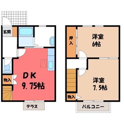 野木駅 徒歩21分 1-2階の物件間取画像